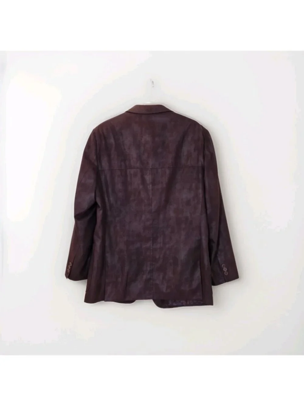Coppley Clapton Blazer US 42R Brown Faux Suede Western Sport Coat Union Made